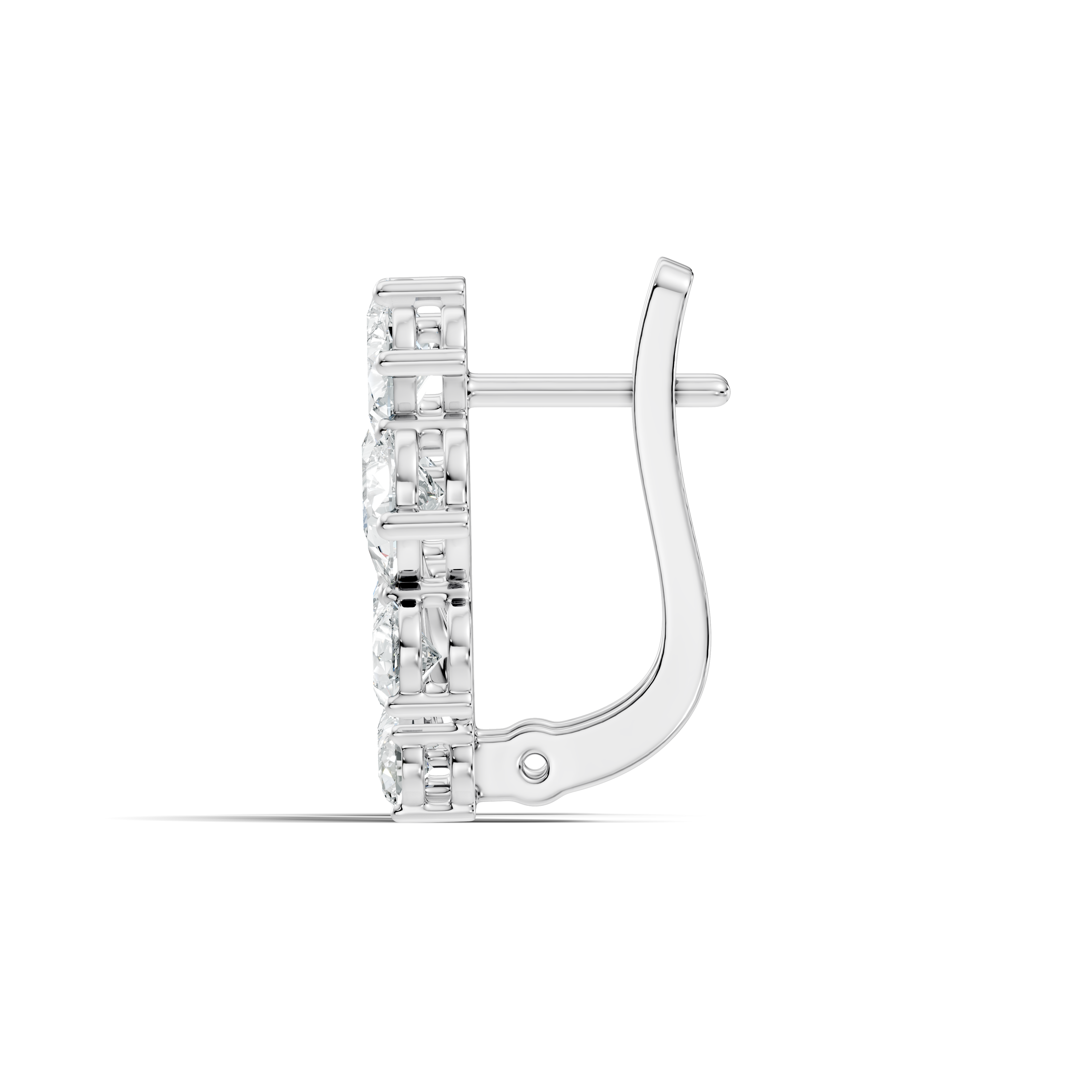 Aurelia Cascade Lab-Grown Diamond Earrings in 925 sterling silver - 3.58 CTW - GJSER-03-925-LAB