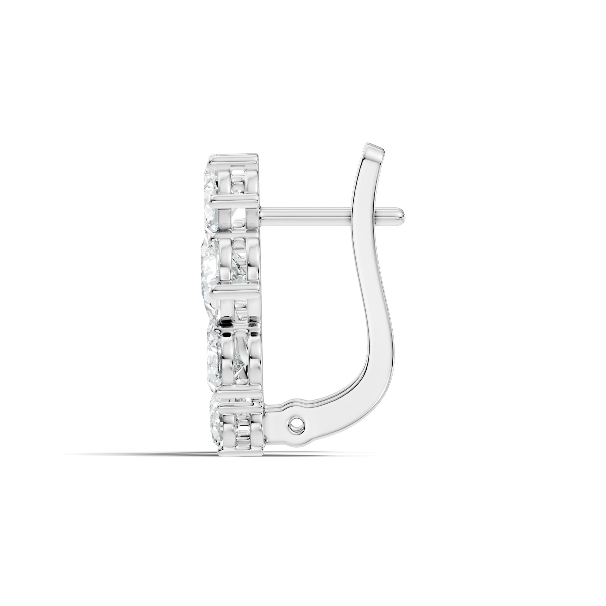 Aurelia Cascade Lab-Grown Diamond Earrings in 925 sterling silver - 3.58 CTW - KJLP-ER-20001-S925-LG