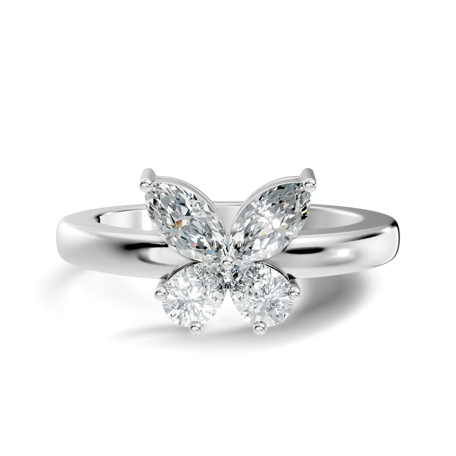 Elara Trio Lab-Grown Diamond Ring - 0.64 CTW - KJLP-RG-10003-S925-LG