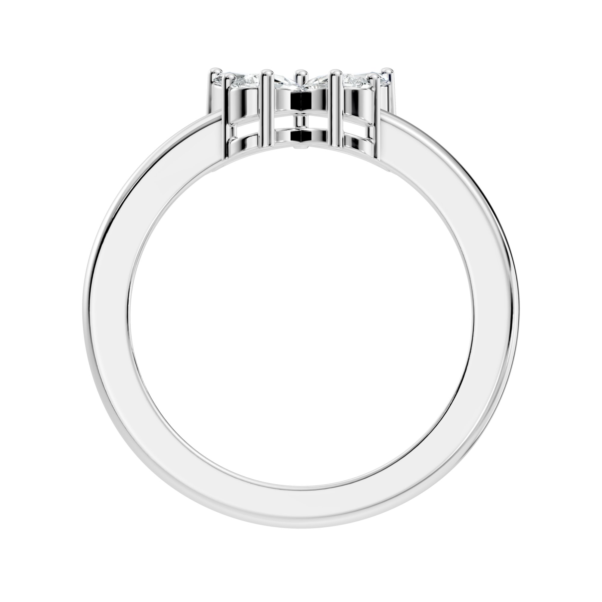 Elara Trio Lab-Grown Diamond Ring - 0.64 CTW - KJLP-RG-10003-S925-LG