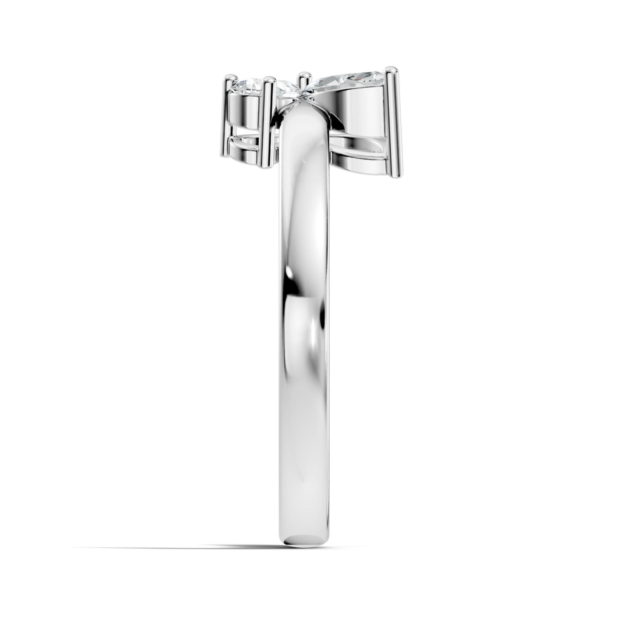 Elara Trio Lab-Grown Diamond Ring - 0.64 CTW - KJLP-RG-10003-S925-LG