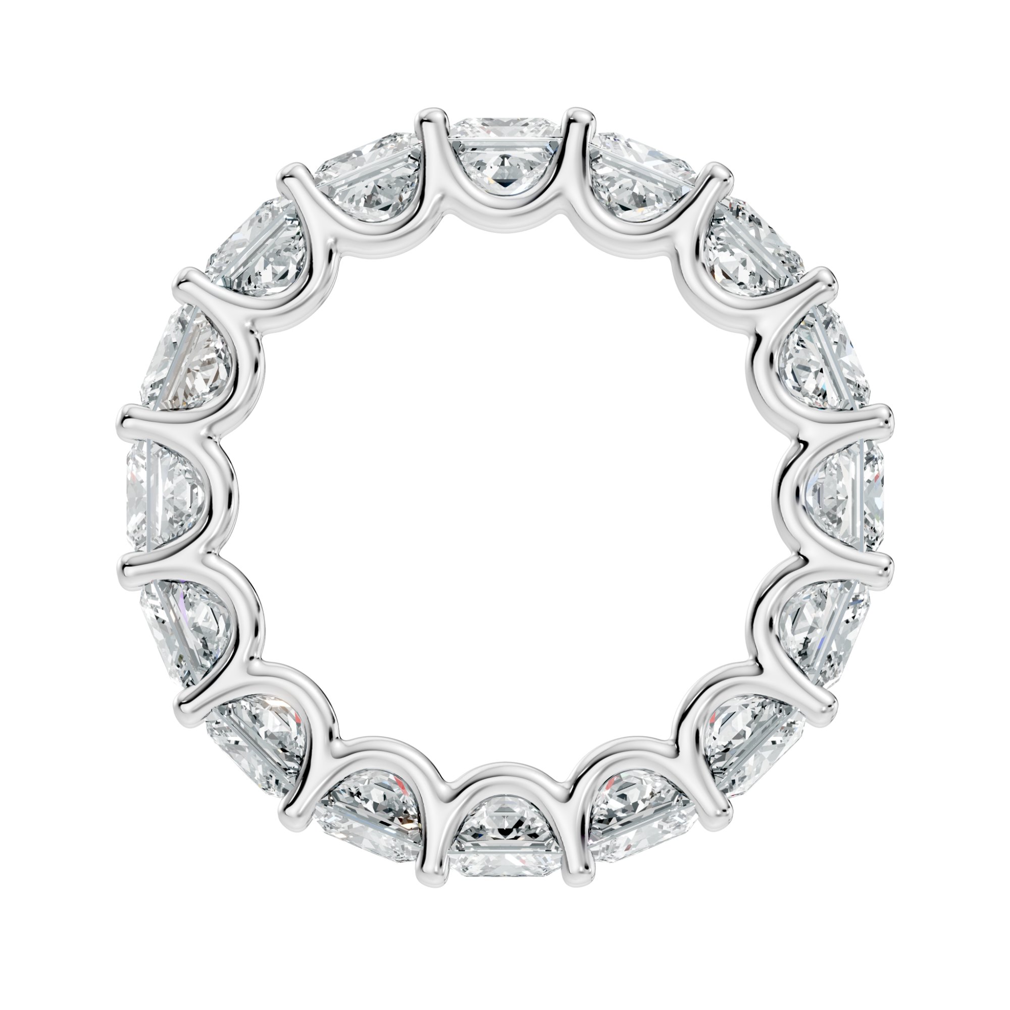 Regalia Crown Princess Lab-Grown Diamond Full Eternity Ring - KJLP-RG-10004-S925-LG
