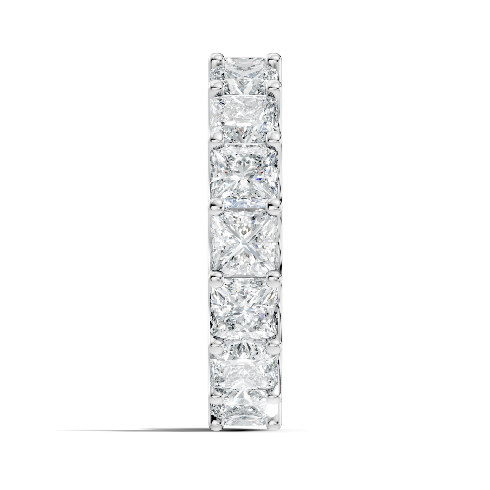 Regalia Crown Princess Lab-Grown Diamond Full Eternity Ring - KJLP-RG-10004-S925-LG
